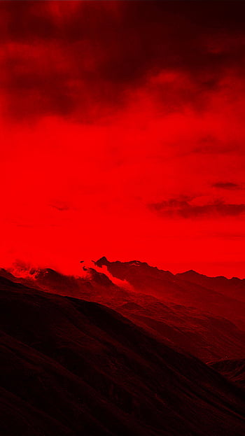 Dark Red Sky Sky Full Of Clouds Background Dull Red Sky Sunset Sky  Background Image And Wallpaper for Free Download
