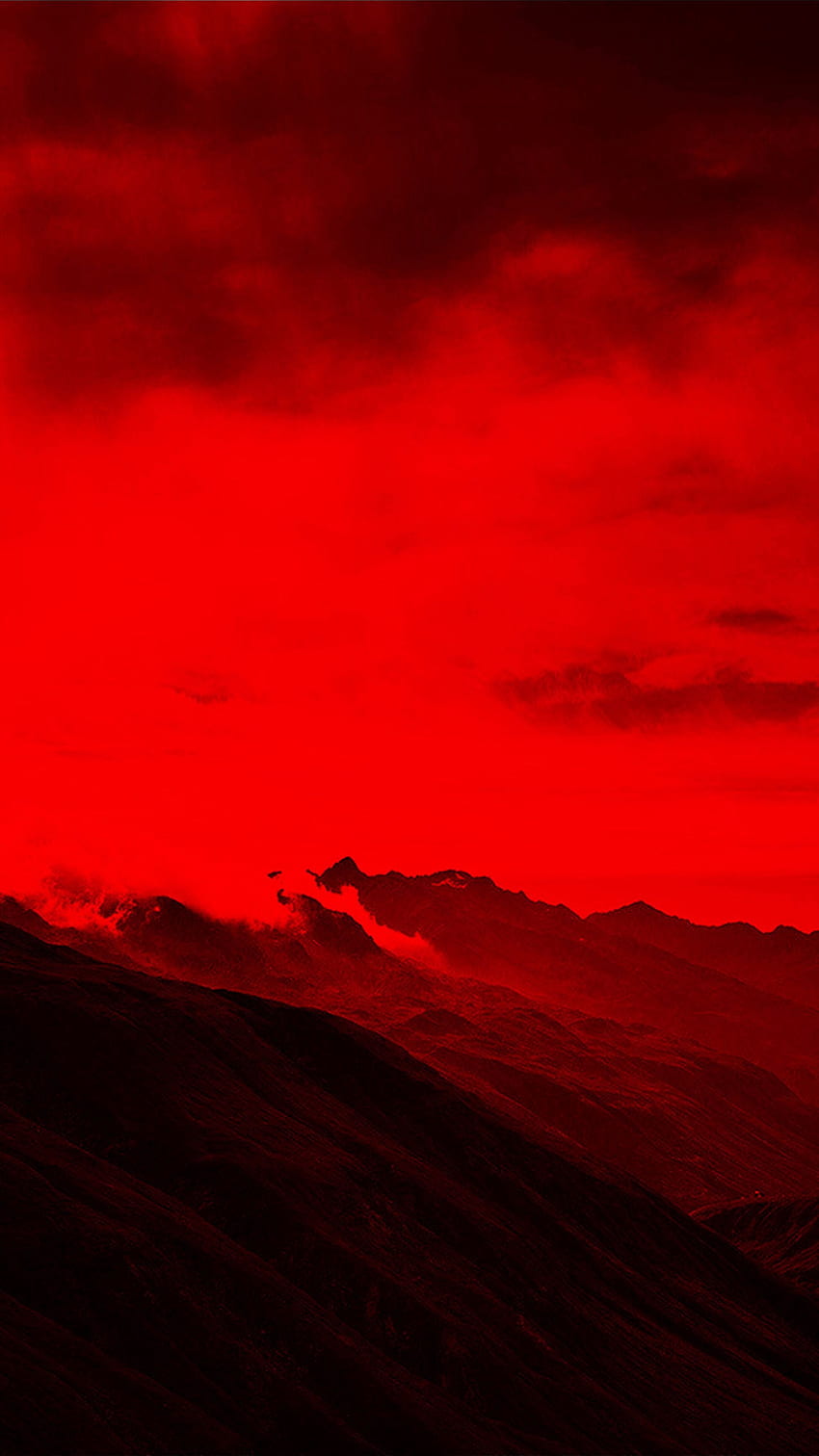 Cielo rojo en 2020. Rojo, Cielo rojo, Estética roja fondo de pantalla del teléfono