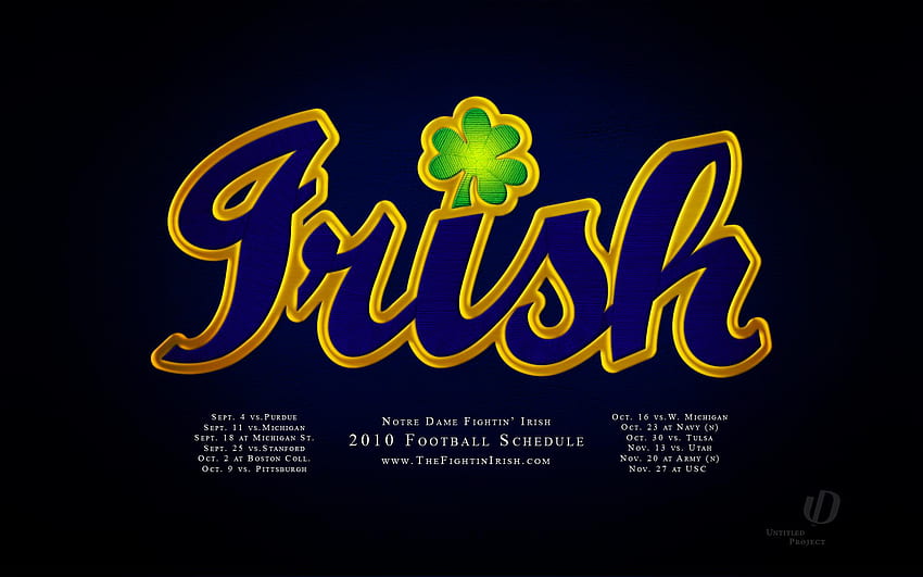 Notre Dame Logo, Cool Irish HD wallpaper | Pxfuel