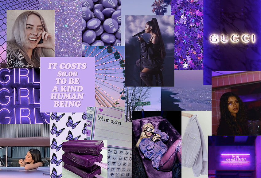 Purple computer . Bad girl , Aesthetic , Cute HD wallpaper | Pxfuel