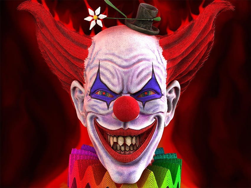 Funny Scary Clown PX 3D Evil Jester, Cute Clown HD wallpaper