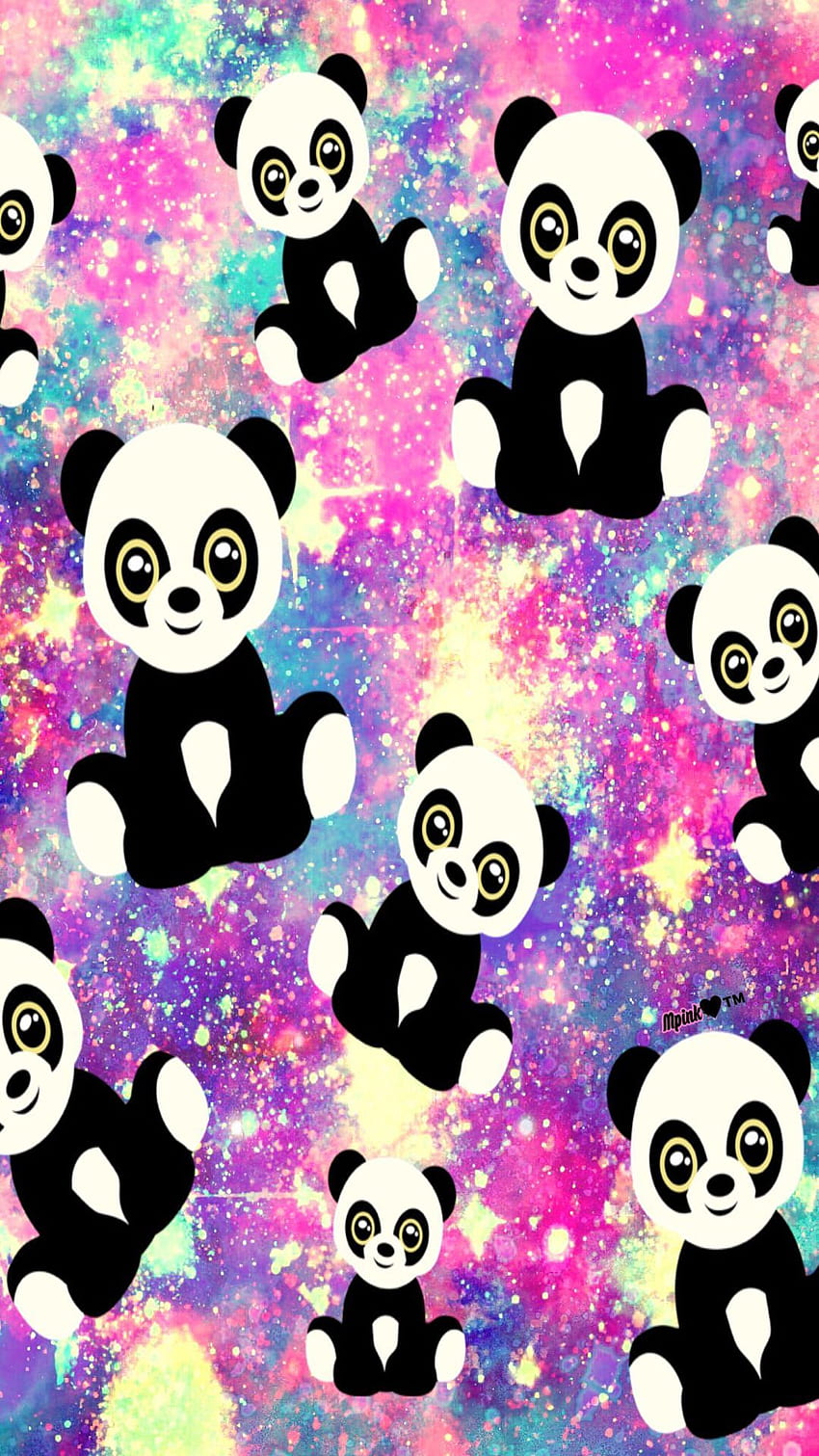 Cute Panda Galaxy HD phone wallpaper