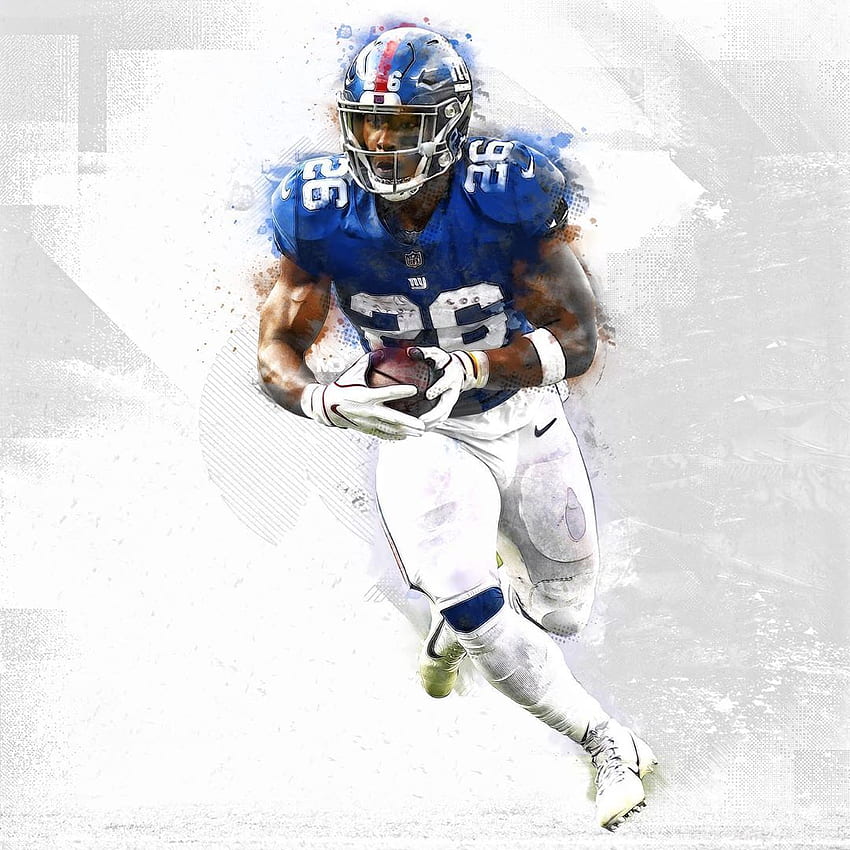 Saquon Barkley, the best running back in the NFL. Version on my Story. HD phone wallpaper
