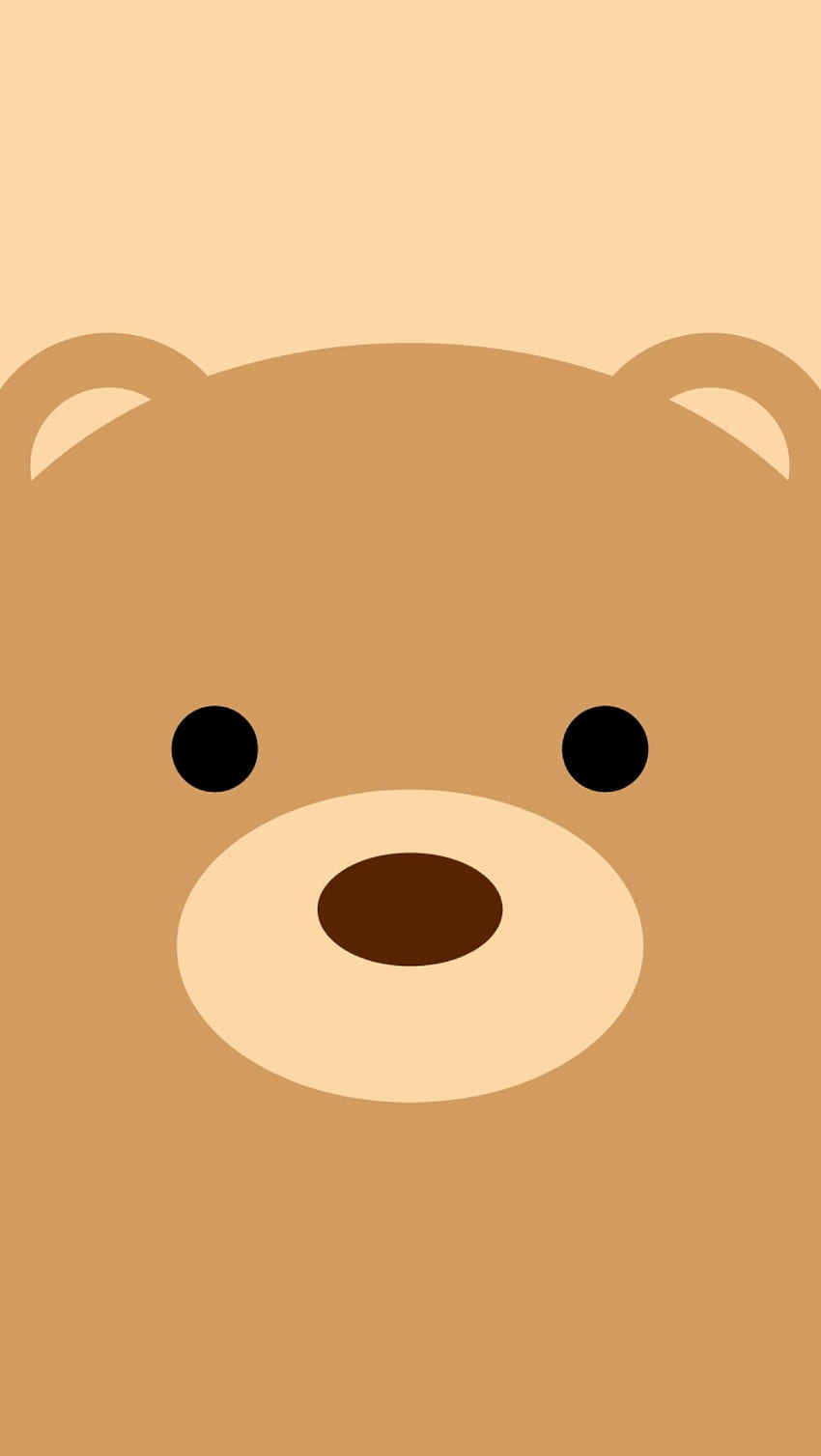 cute bear for iphone - Búsqueda de Google, Teddy Bear Face HD phone wallpaper