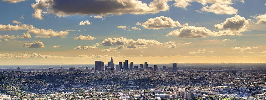 Hintergrund von Los Angeles, Doppelmonitor von Los Angeles HD-Hintergrundbild