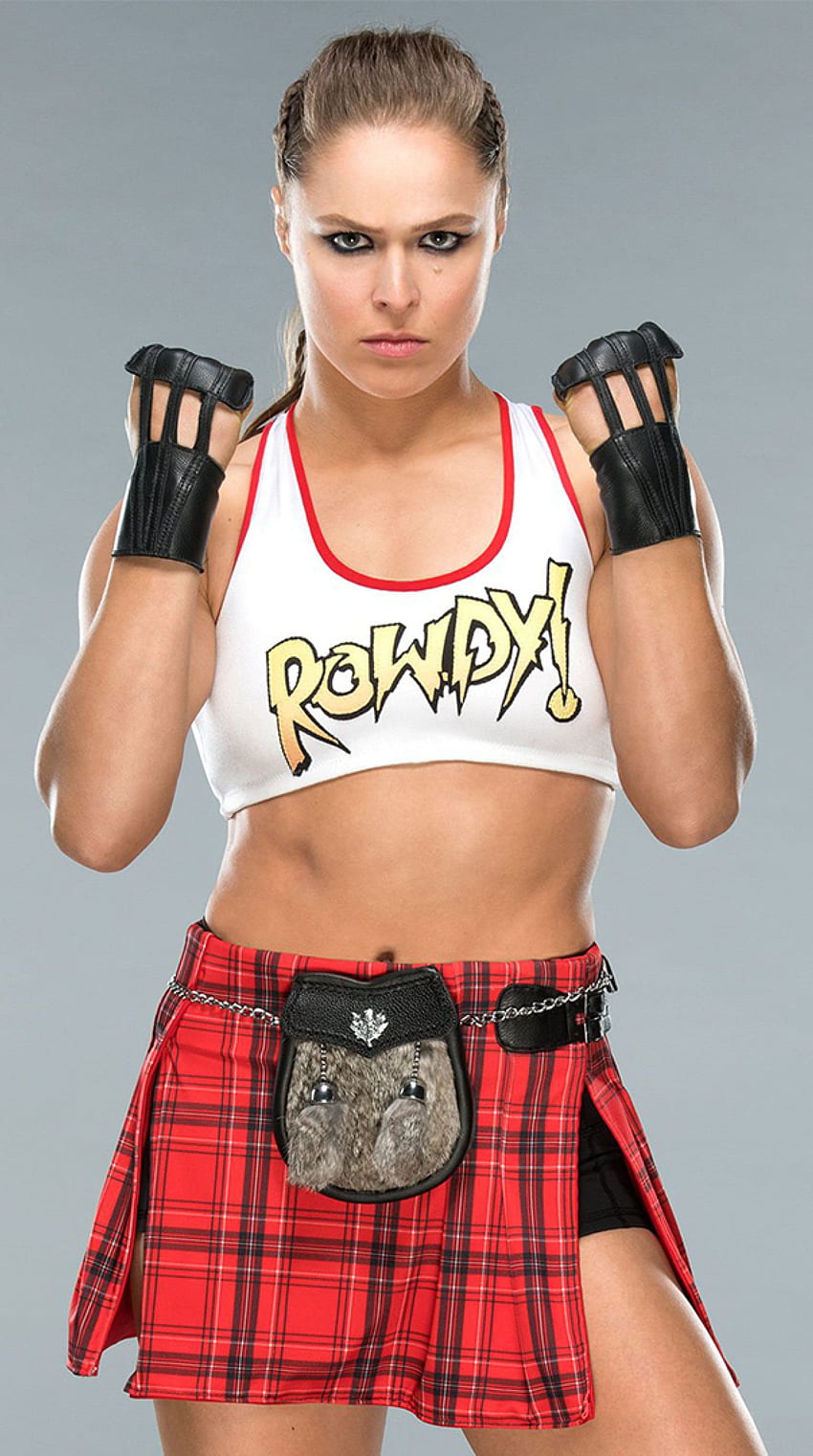 Ronda Rousey, superstar della WWE, modella Sfondo del telefono HD
