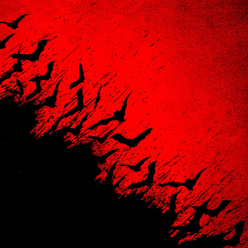 Вампирски тематичен фон, червен вампир HD тапет за телефон