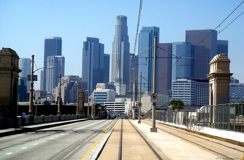 Muhteşem Los Angeles. Tablet için geniş şehirler. Los Angeles, Los Angeles Caddesi HD duvar kağıdı