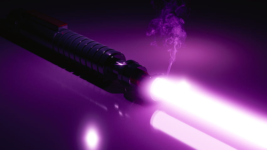 Sable de luz púrpura de Star Wars fondo de pantalla