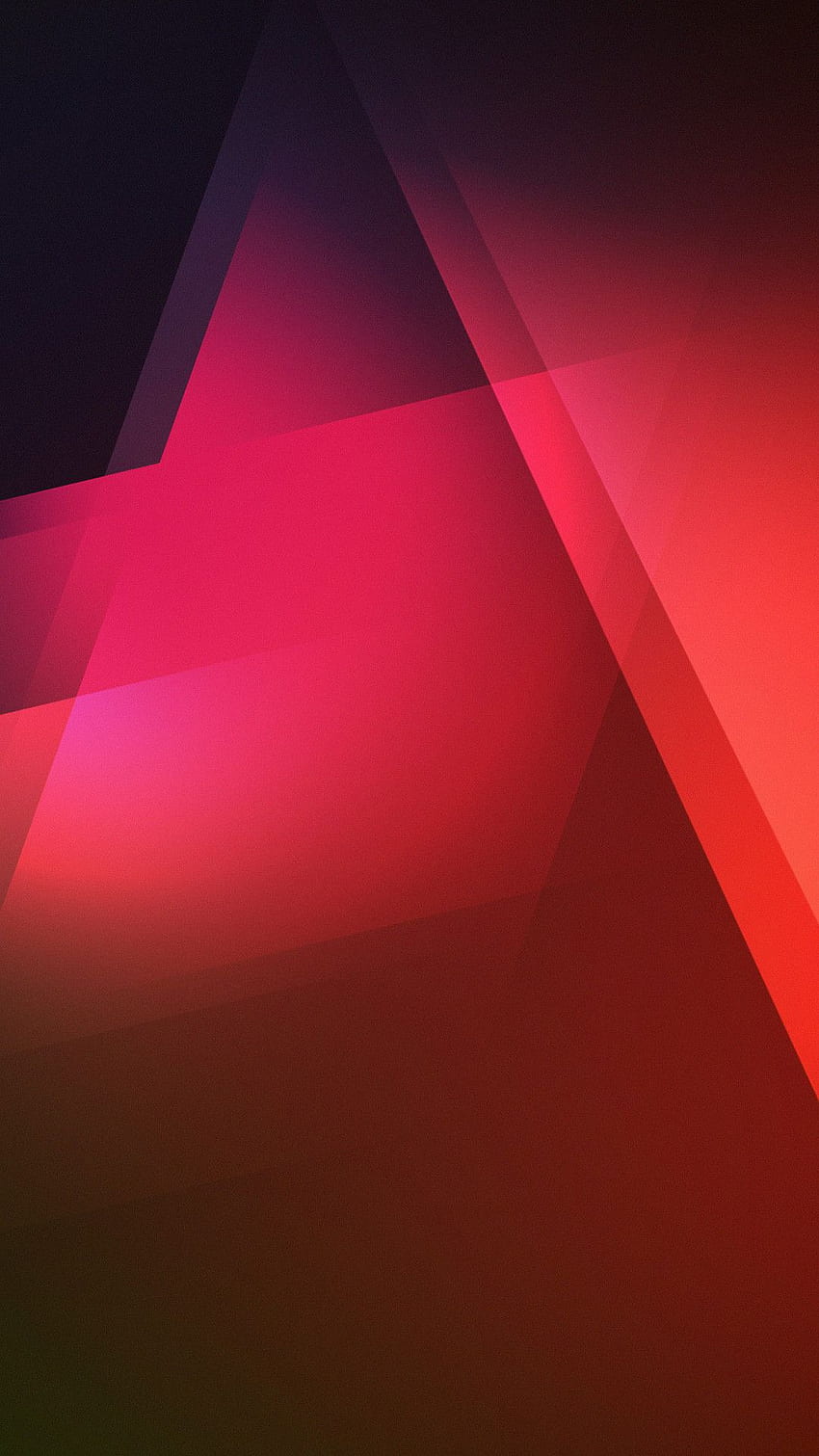 Rotes iPhone 6 Plus, rotes Dreieck HD-Handy-Hintergrundbild