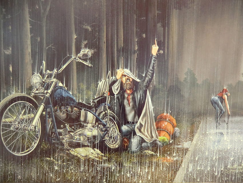 EASYRIDERS DAVE MANN. David mann, Bikers y el arte de David mann fondo de pantalla