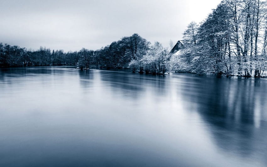The Rivers Song In Winter, inverno, música, rios papel de parede HD