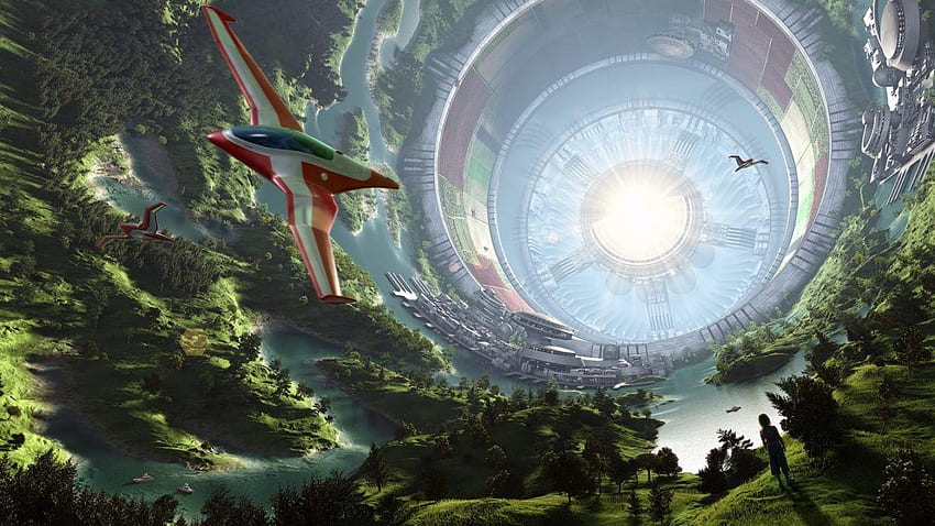 Space Colonization, Colony HD wallpaper