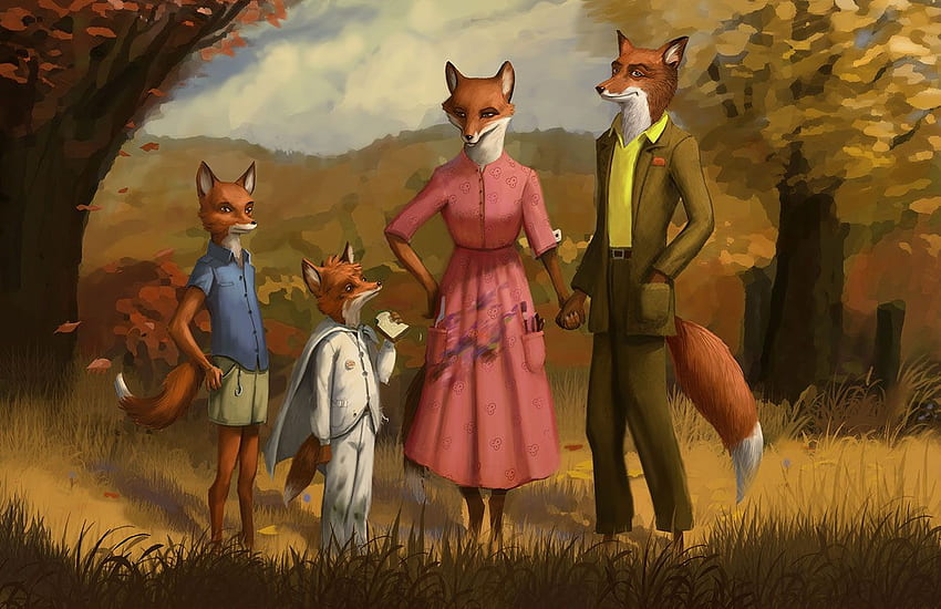 Fantastic Mr. Fox, & background - Elsetge, Fantastic Mr. Fox papel de parede HD