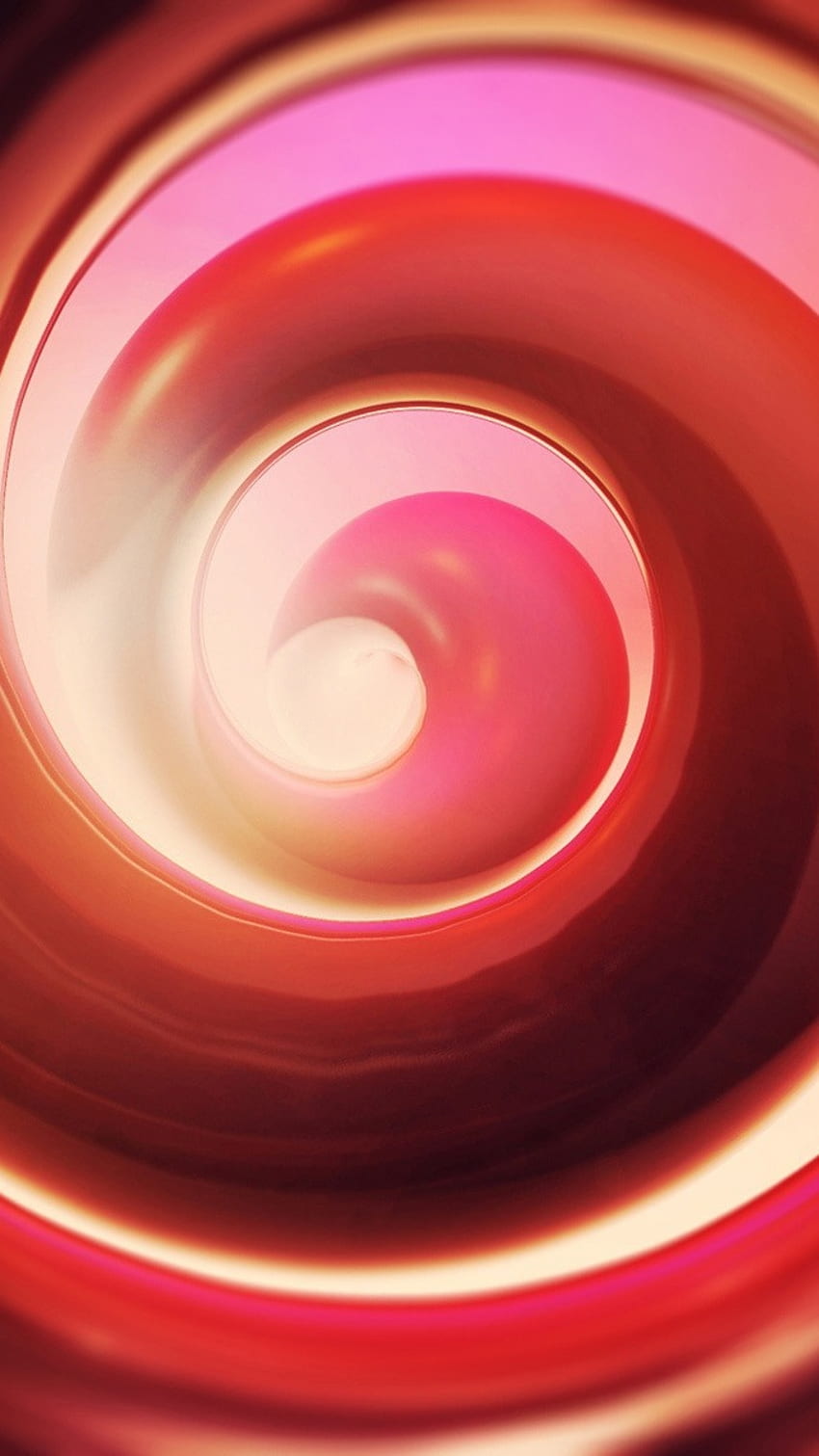 Red Light, Spiral, circle, red HD phone wallpaper