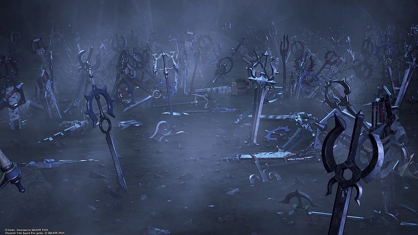 Keyblade Graveyard By Fu Reiji Kingdom Hearts 4 Keyblades HD wallpaper