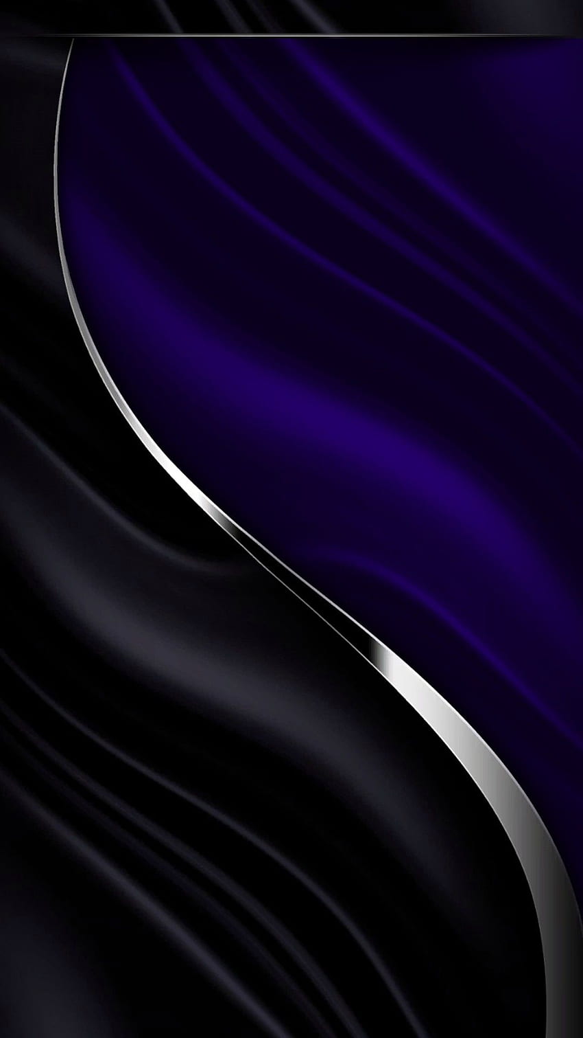 Negro, azul y plateado también. iPhone abstracto, abstracto, teléfono de fondo de pantalla del teléfono