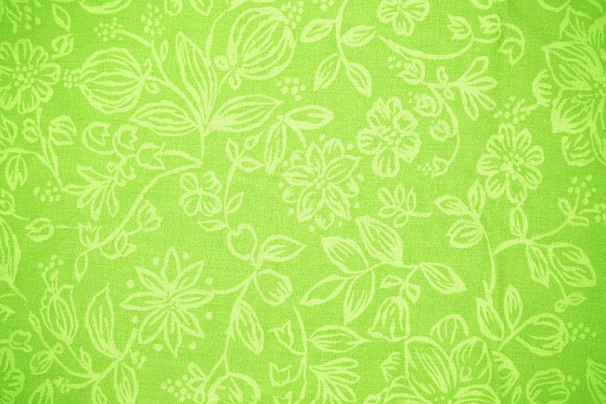 Light Green Pattern, Green Floral HD wallpaper