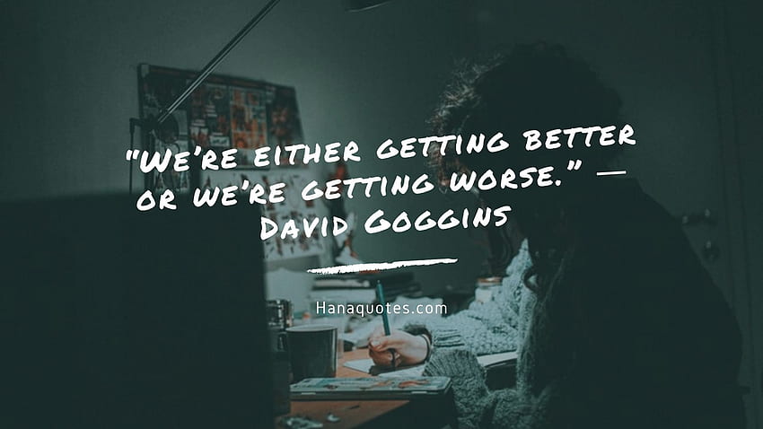 David Goggins'in Sizi Başarıya Taşıyacak Sözleri HD duvar kağıdı