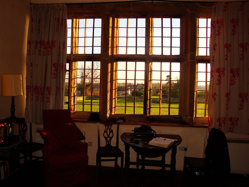 Das Fenster, Architektur, Aussicht, Burg, Land, Herrenhaus HD-Hintergrundbild