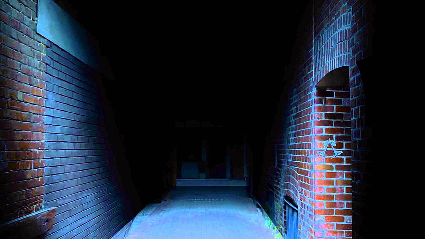 Dark alleyway made with the foundries Nuke HD wallpaper