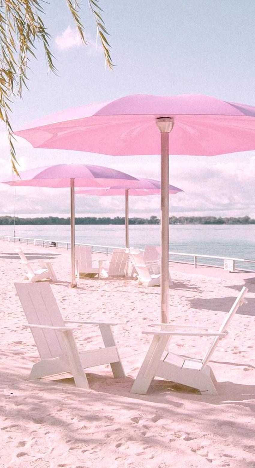 Pink beach by Goodfellagrl - c7 - on ZEDGE now Browse millions of popular beac in 2020. Beach wall collage, Pastel pink aesthetic, Beach HD phone wallpaper