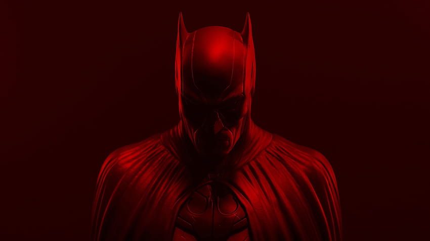 Roter Batman-Ultra HD-Hintergrundbild