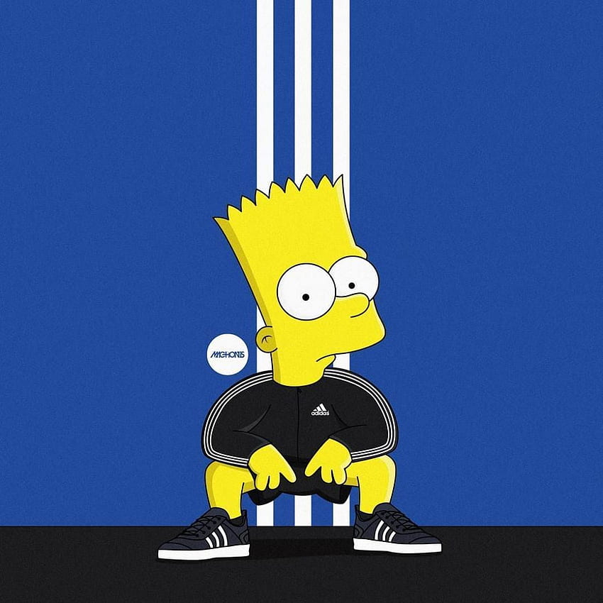 Bart hypebeast, louis vuitton, bape, off white, yeezy, rolex, art, drawing,  simpsons, HD phone wallpaper