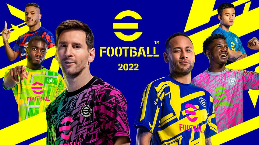 eFootball 2022 とその背景 高画質の壁紙