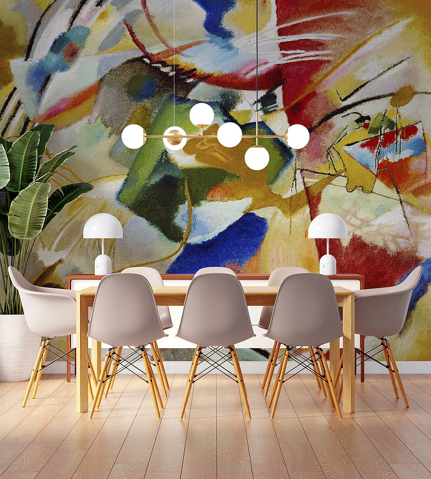 Buy Multi Colored Abstract Brush Strokes Mural (SqM) at 20% off – DIVEROS, 1080x1200 HD phone wallpaper