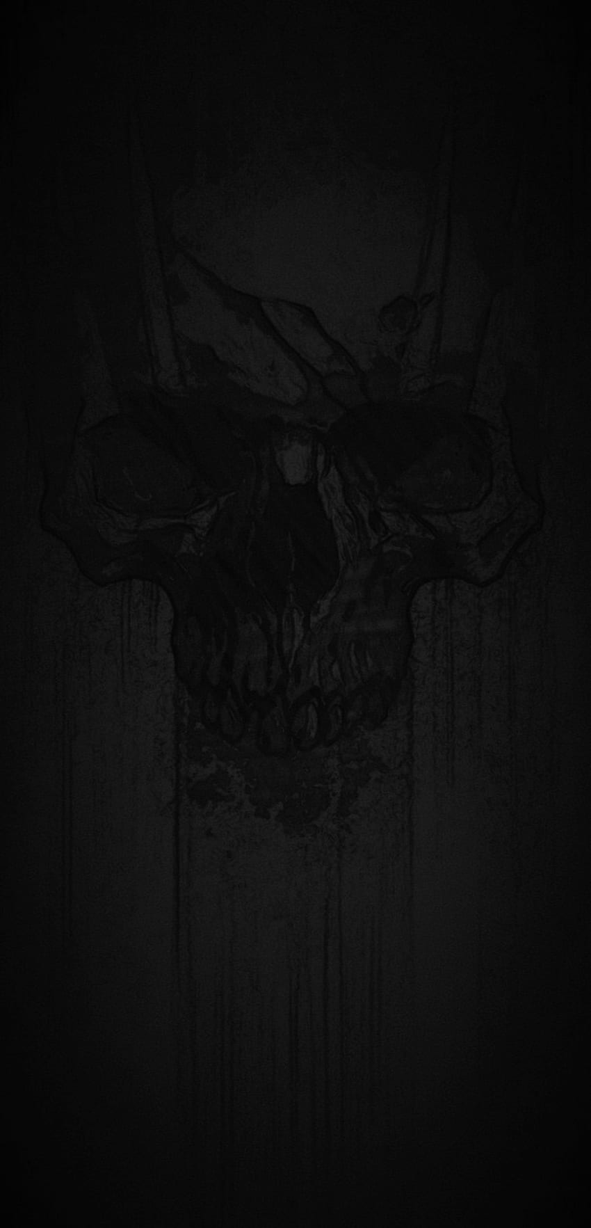 SK 02, head, gray, black, dark, skull, grey HD phone wallpaper