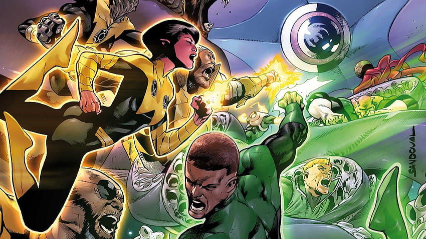 Weird Science DC Comics: Hal Jordan and the Green Lantern Corps HD wallpaper