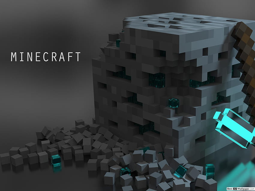 Minecraft 3D, Minecraft Ore HD wallpaper