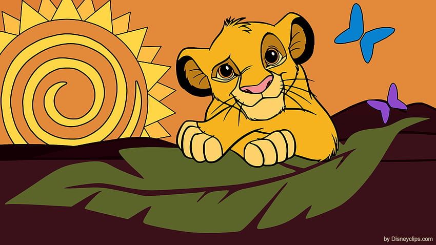 Dessin A Dessiner Simba - & Background , Baby Simba HD wallpaper