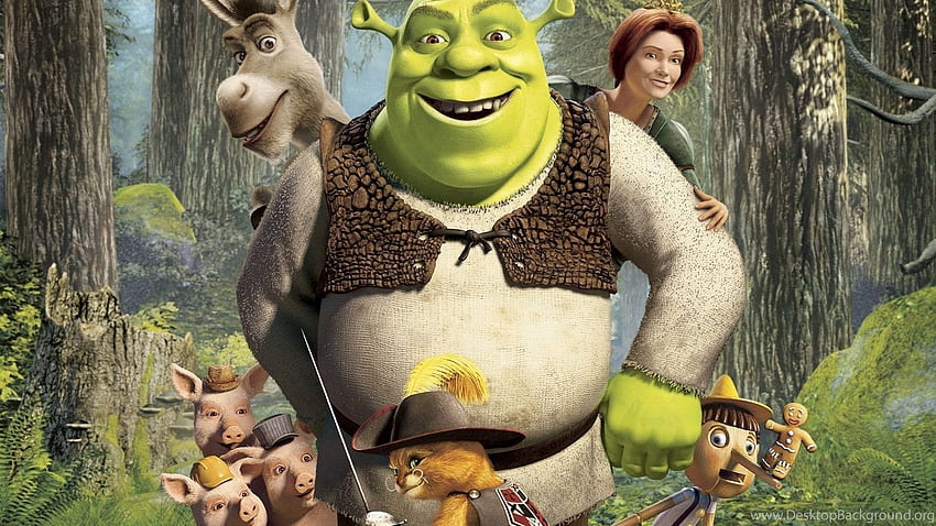 Shrek - Shrek 2 - -, Shrek Fiona HD wallpaper
