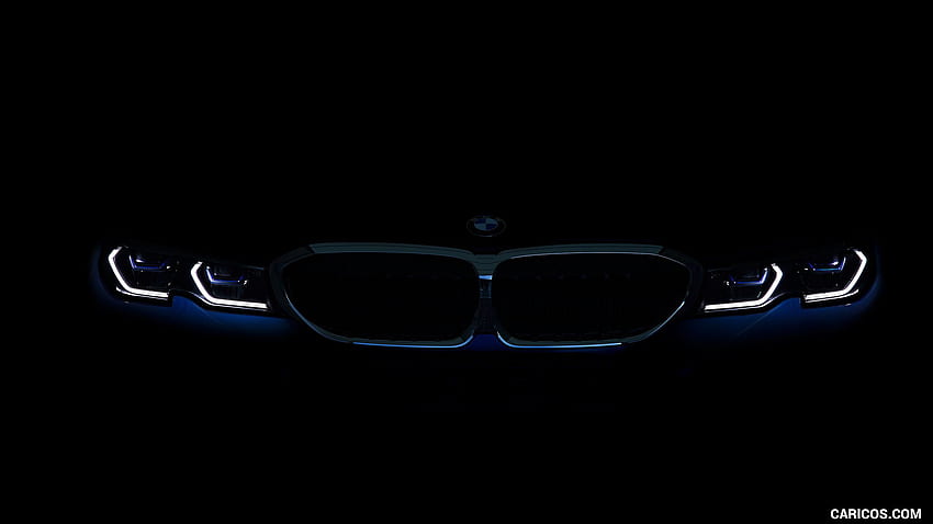 Schwarzer BMW 3er HD-Hintergrundbild