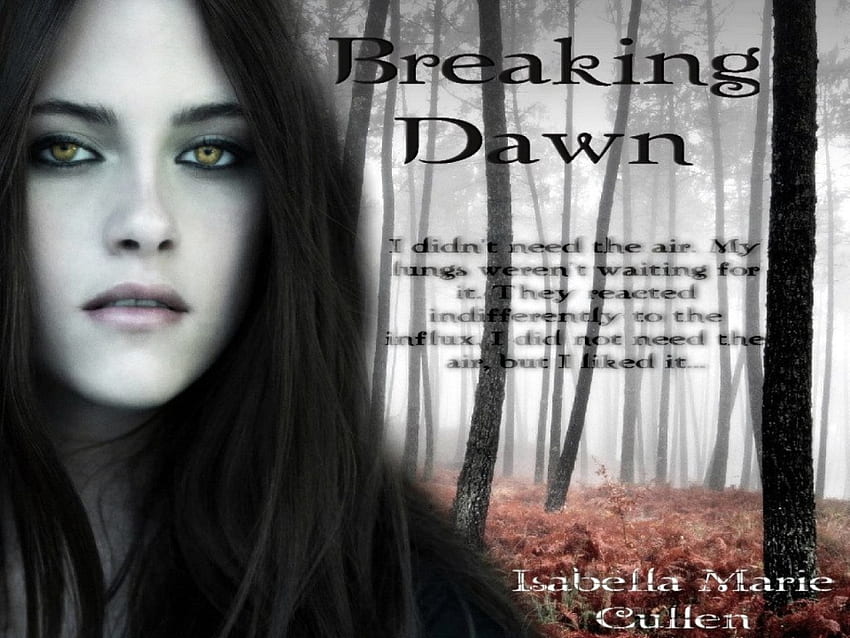 Breaking Dawn série crepúsculo, gótico, filmes, crepúsculo papel de parede HD