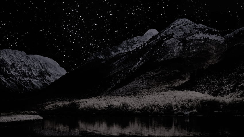 High Sierra'yı karanlık dinamik yaptım (profesyonel değilim, bu yüzden kötü): MacOS HD duvar kağıdı