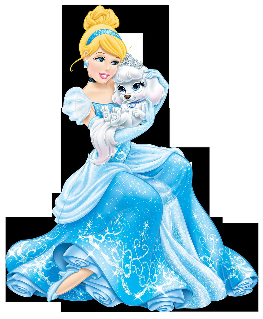 Disney Princess Cinderella with Cute Puppy Transparent PNG Clip HD phone wallpaper