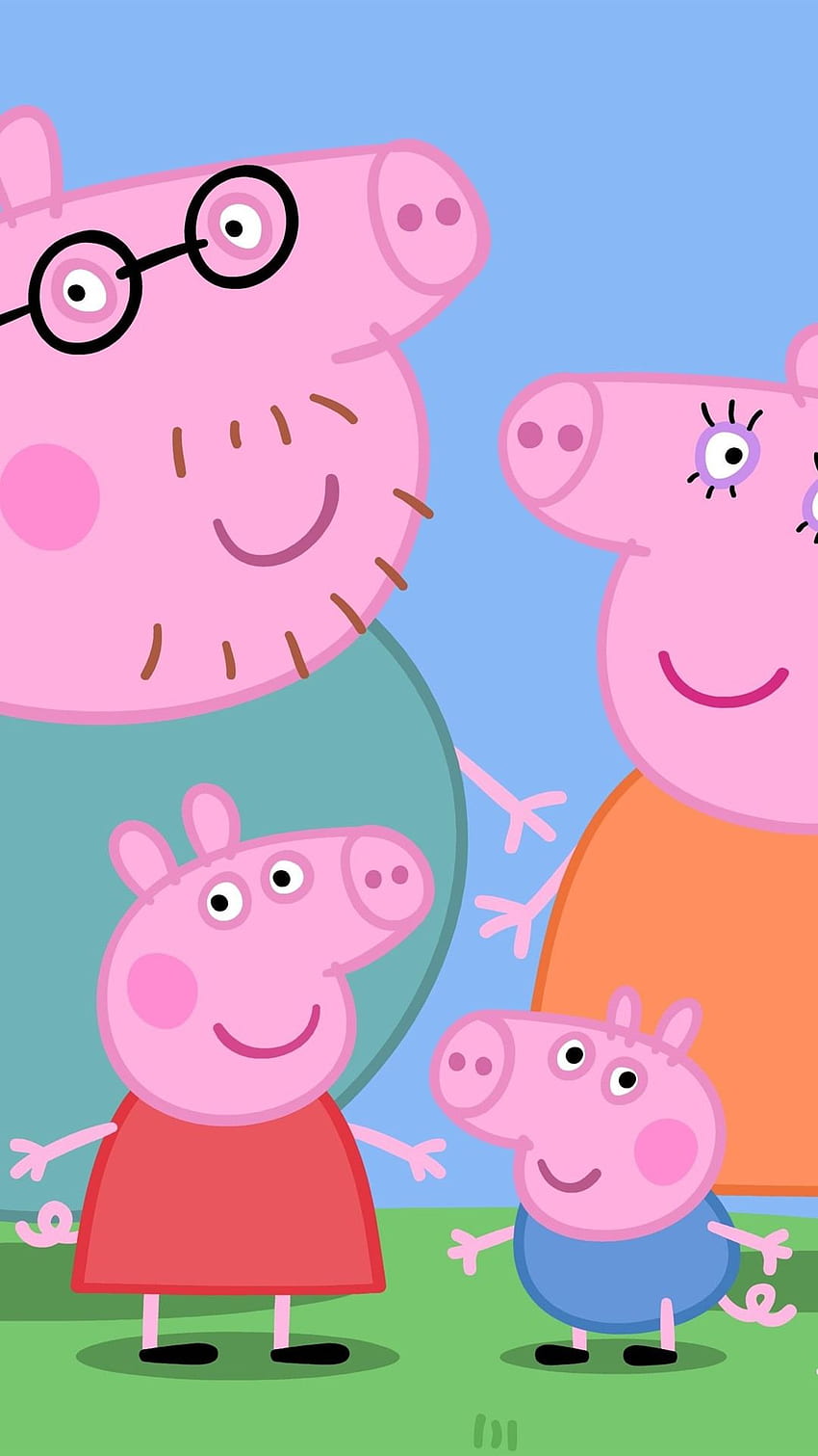 Pink Pig - Cartoon Peppa Pig Family, on Jakpost.travel HD phone wallpaper