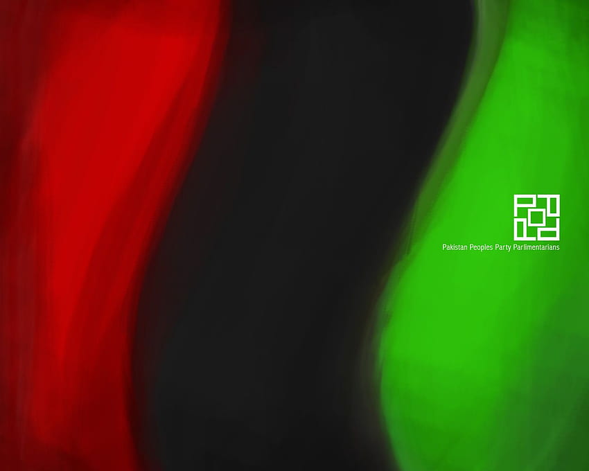 Die PPP hat erreicht, was ein Militärdiktator „NICHT“ erreichen konnte, Parteiflagge HD-Hintergrundbild