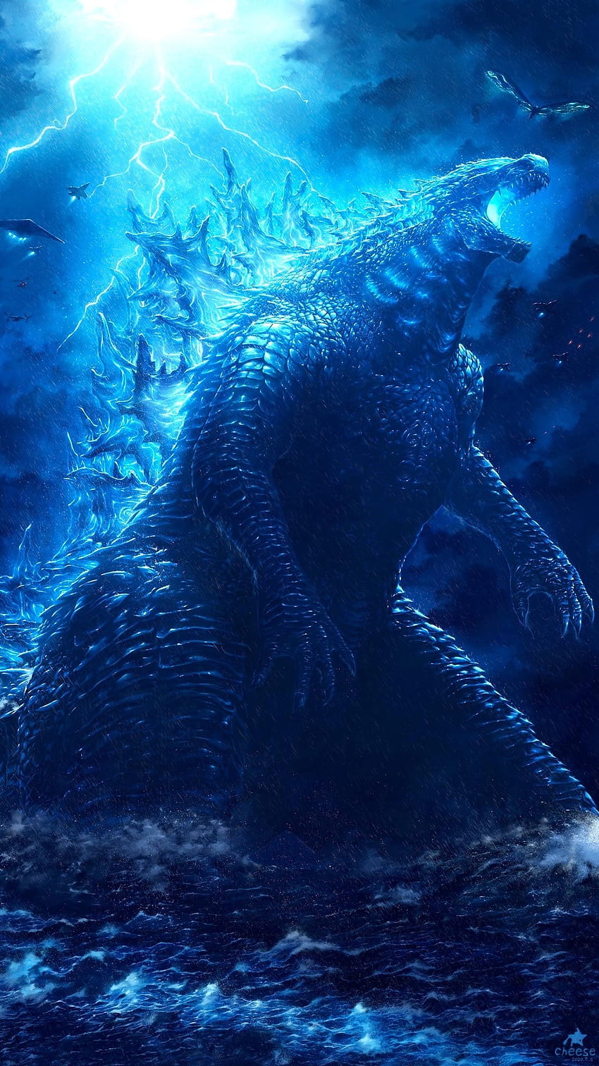 Godzilla, Godzilla โกรธที่น่าทึ่ง วอลล์เปเปอร์โทรศัพท์ HD