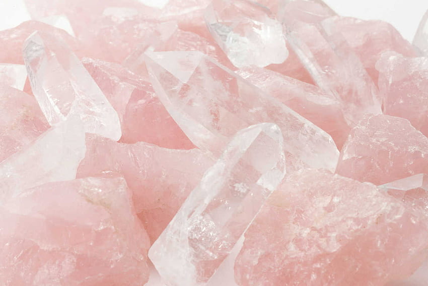 Crystal Rose Quartz, Healing Crystals HD wallpaper