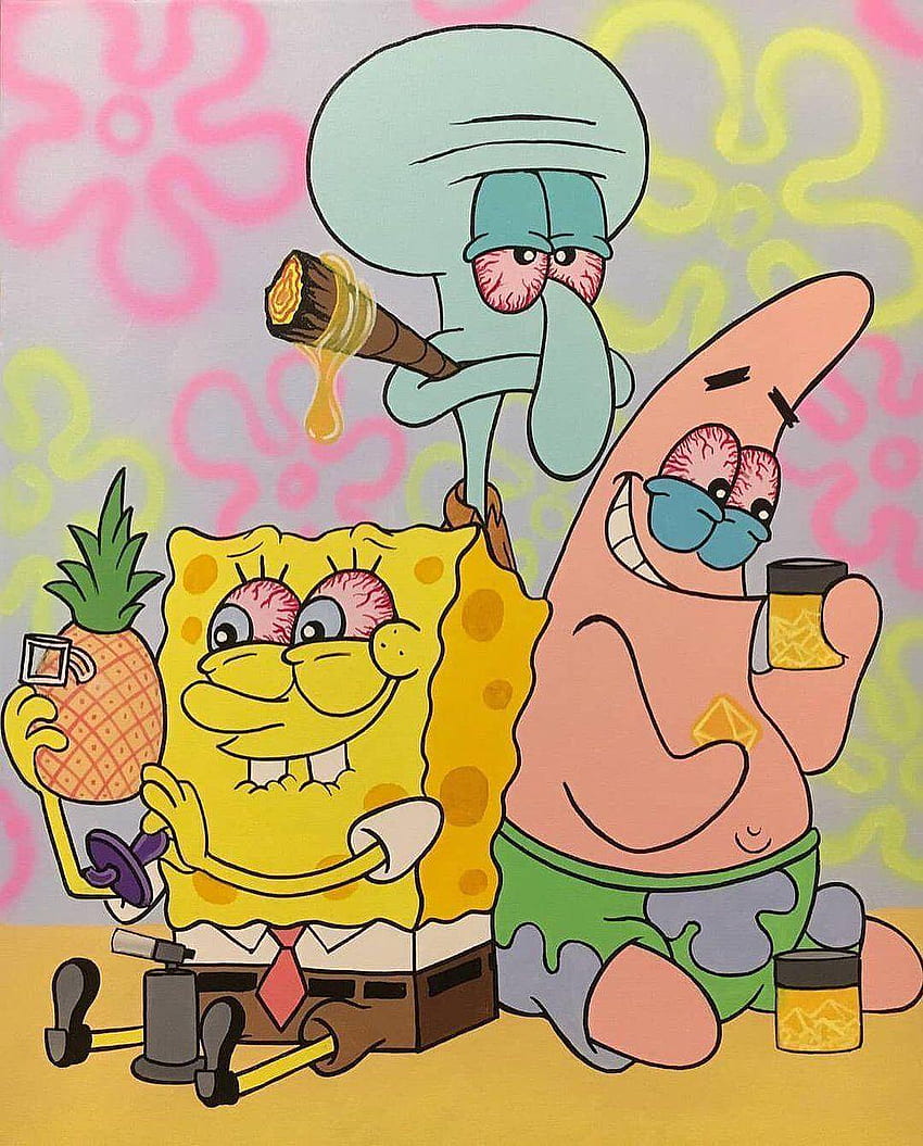 Spongebob weed HD wallpapers | Pxfuel