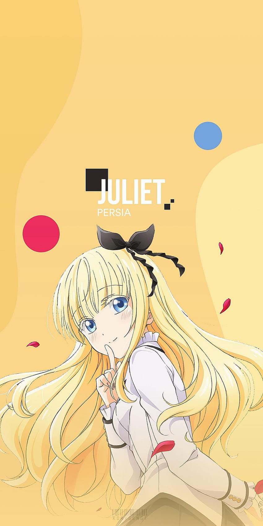 HGNN Kishuku Gakkou no Juliet Juliet Persia Hanging Painting Anime Series  Print Pattern Cosplay Scroll Poster 50x150cm(19.6in x 59in) Satin Peach  Skin Pillowcase Pillowcase : Amazon.ca: Home