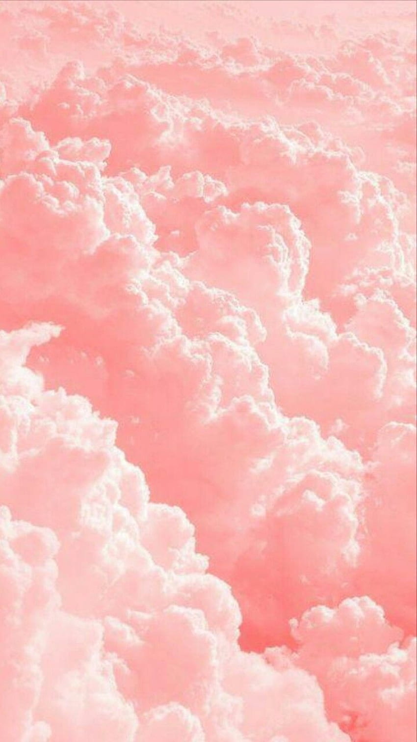 iPhone . Pink, Sky, Pattern, Peach, Cloud, Design, Cute Sky HD phone wallpaper
