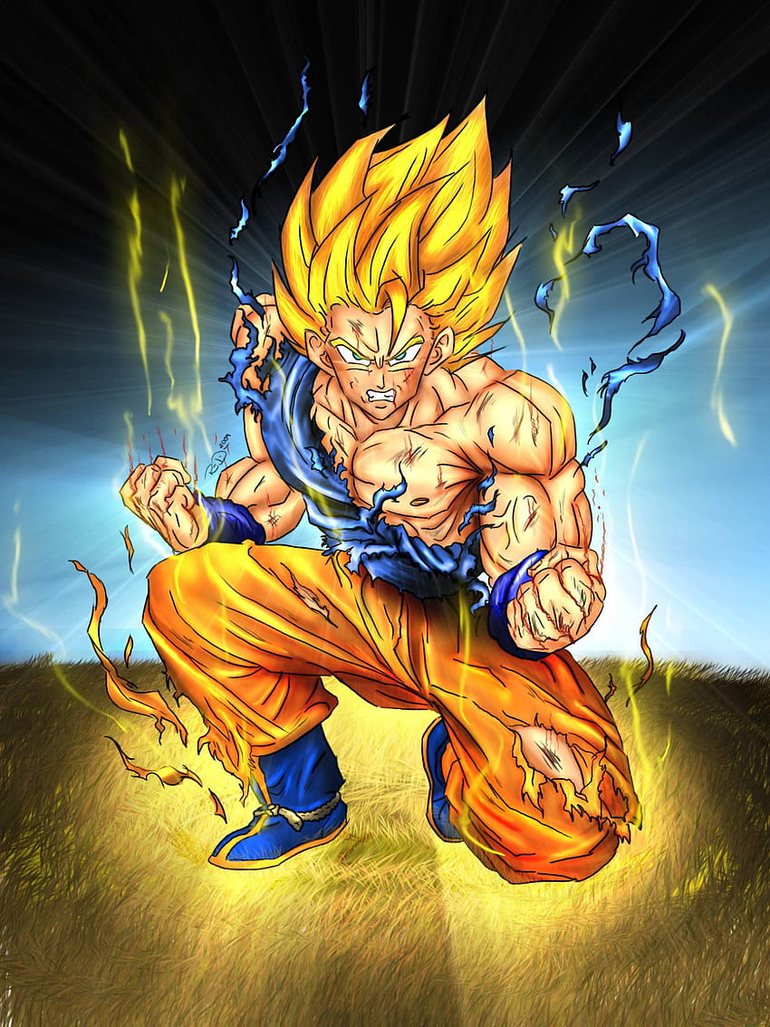 Dragon Ball Z Goku Alle Super-Saiyajin. Dbz Alle Saiyajins HD-Handy-Hintergrundbild