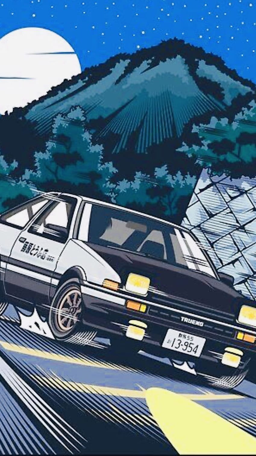 Wallpaper : Initial D, Toyota AE86, car, vehicle, artwork 3840x2160 -  ParanoidDollv2 - 1874249 - HD Wallpapers - WallHere