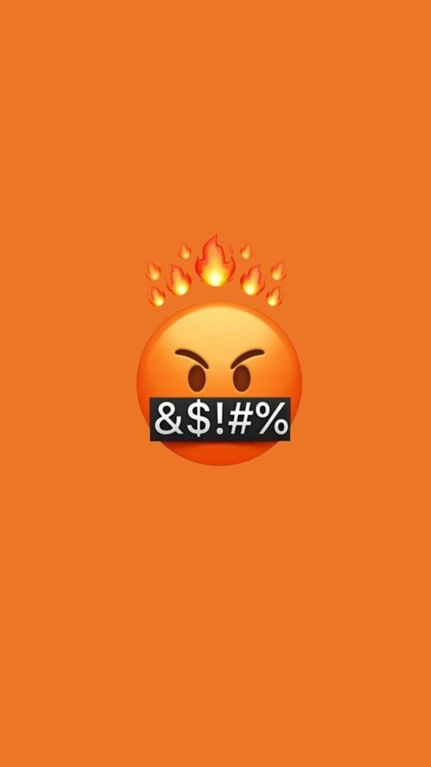 Anger Emoji, Angry Face HD phone wallpaper