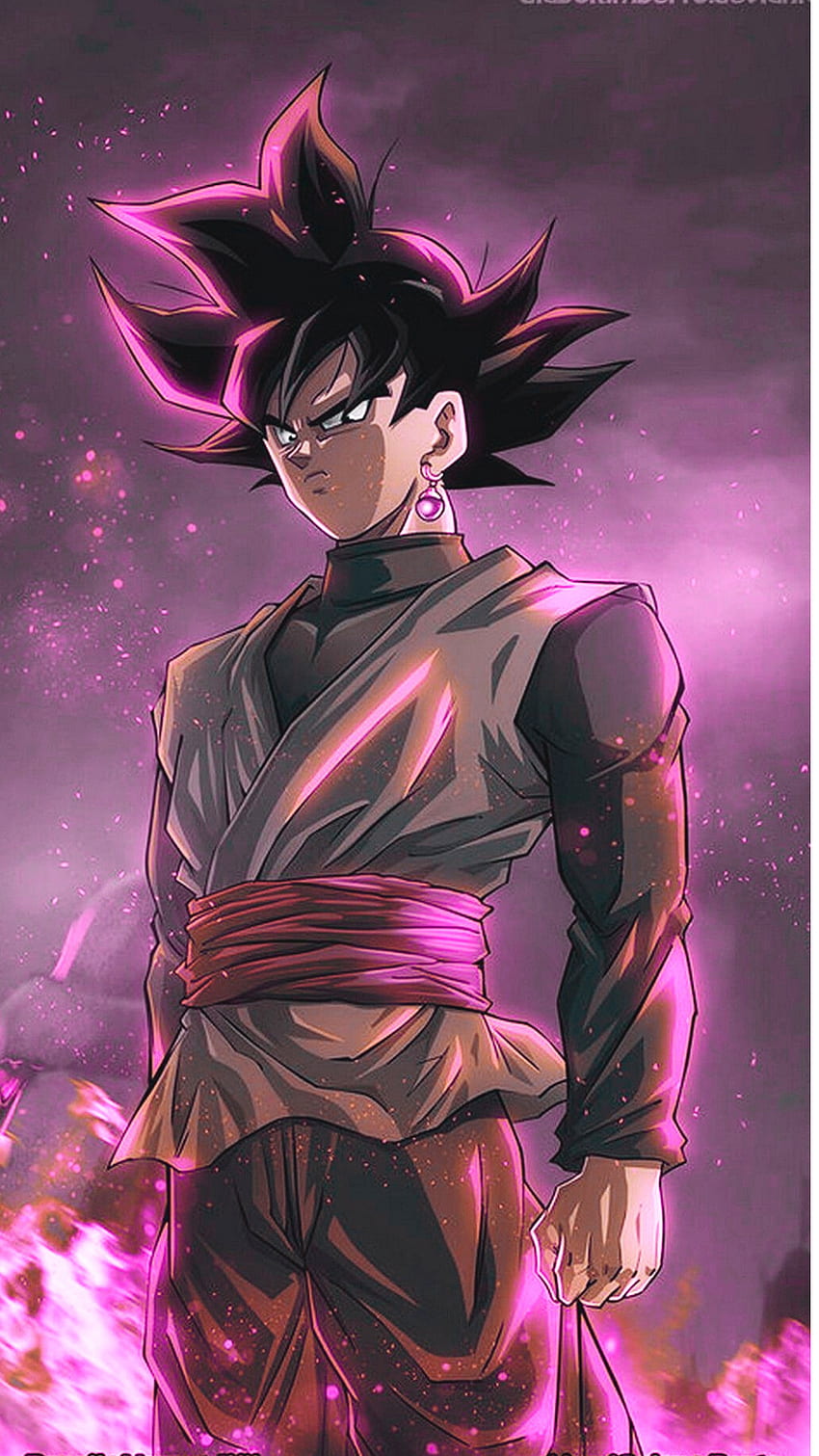 Goku pink, magenta, Unbetabal, Zamasu, DBS, Black, Manga, mortal HD phone wallpaper